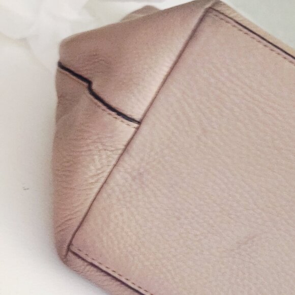 New Coach Taylor Tan Leather Shoulder Bag Purse - Picture 6 of 14